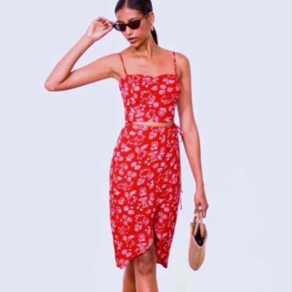 NWT Reformation Amora Dress in Minoa sz2